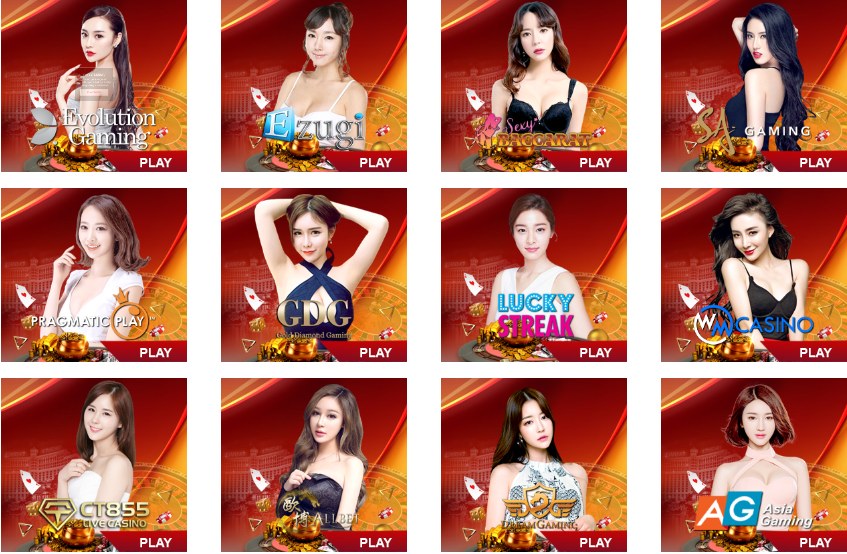 A9Play live casino game providers — Evolution, Pragmatic Play, SA Gaming, Asia Gaming and more